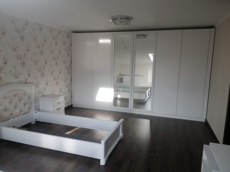 Виготовлення білої спальні b-0001