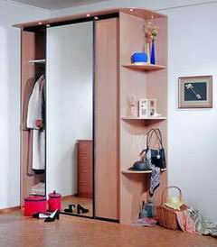 Дводверна шафа-купе у передпокій s-0017