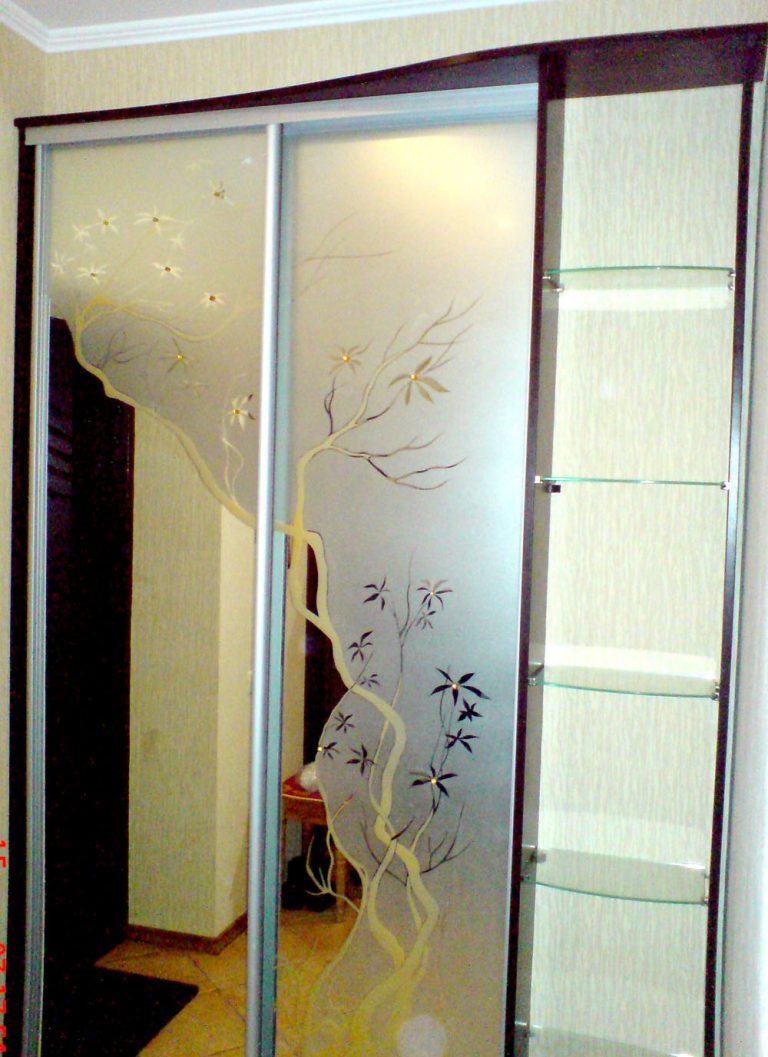 Шафа-купе з двома дзеркальними дверима s-0023